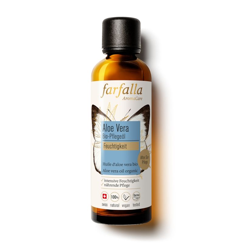 farfalla Aloe Vera, Bio-Pflegeöl, 75ml, Feuchtigkeit - Produktbild