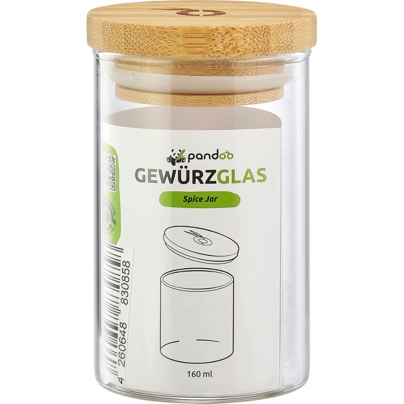 pandoo pandoo Vorratsglas für Gewürze - 160ml - Produktbild