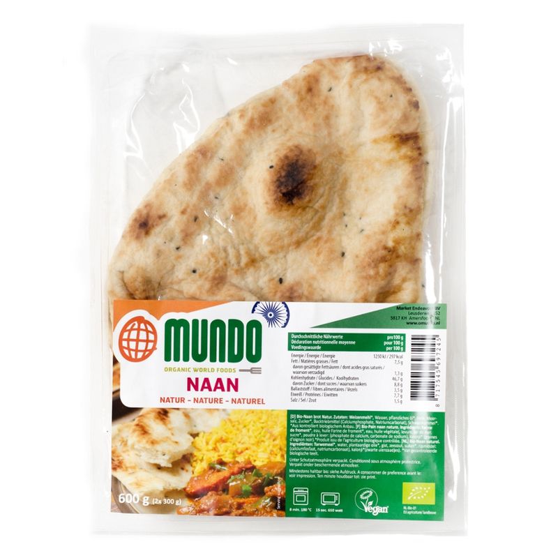 OMundo OMundo Naan Nature 2st Bio - Produktbild