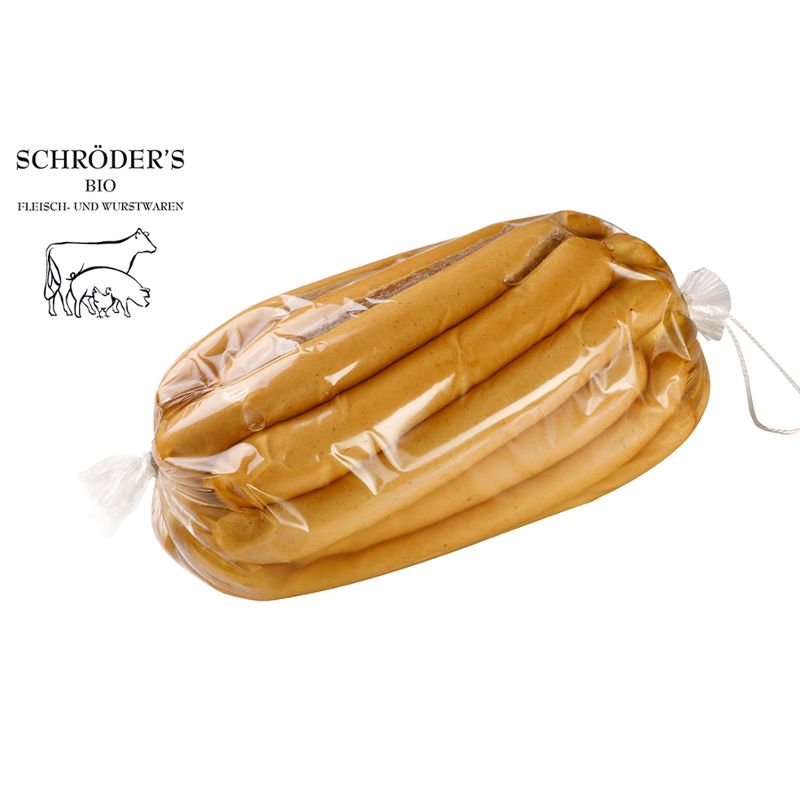 Schröder's Bio Fleisch- und Wurstwaren Wiener im Lakebeutel 20x80 g - Produktbild