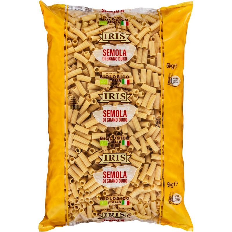 IRIS  Maccheroni aus Hartweizen-Nudeln hell 5 kg. - Produktbild