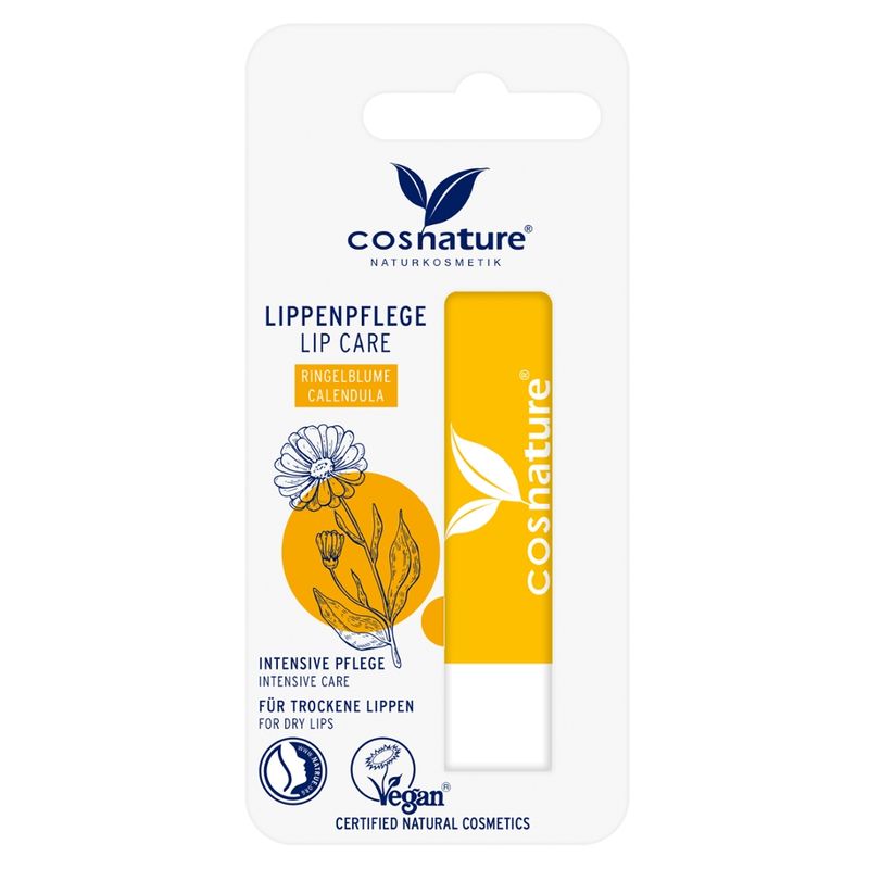 Cosnature  Lippenpflege Ringelblume 4,8 g VEGAN - Produktbild
