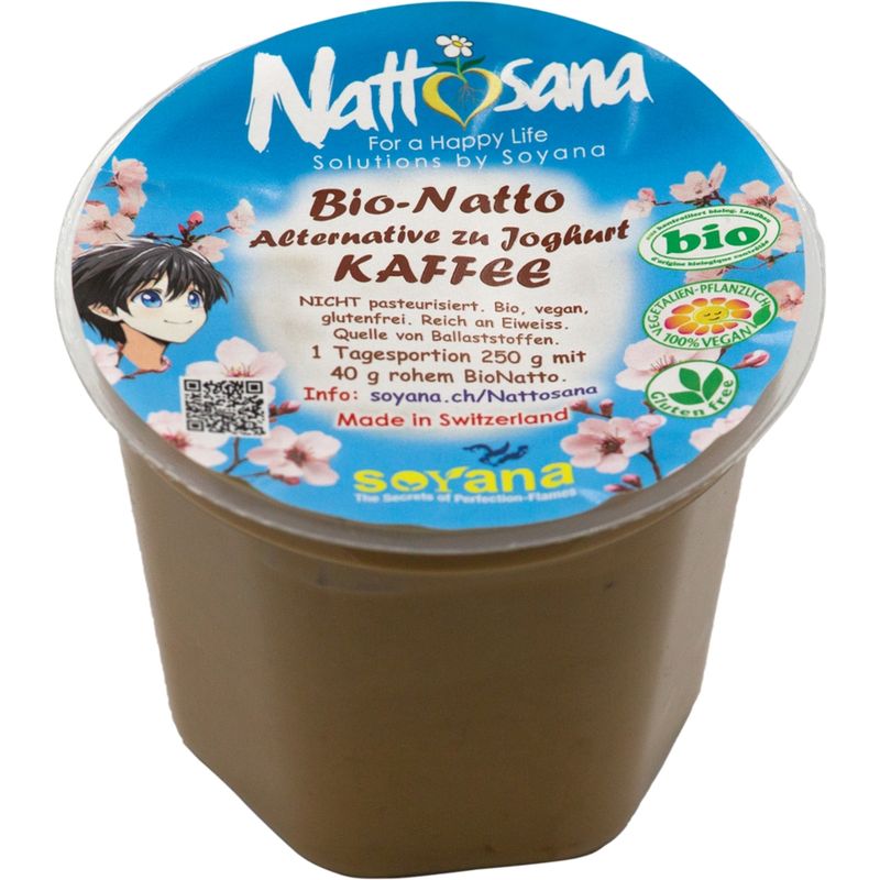 Soyana BioNatto Soya-Joghurt Kaffee - Produktbild