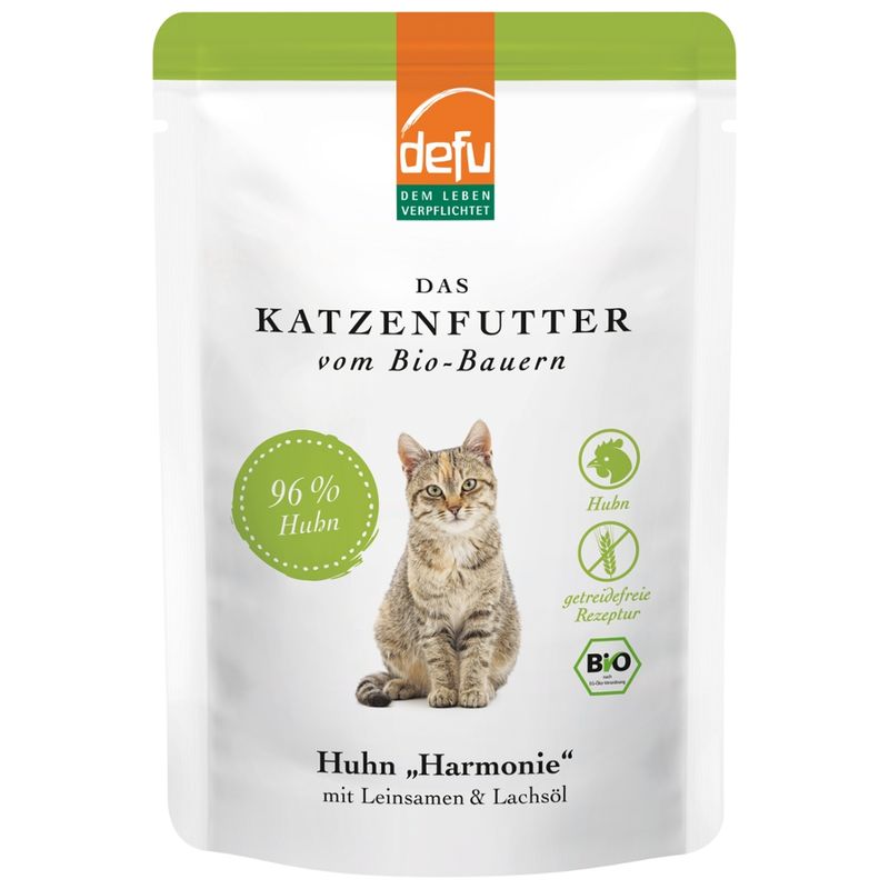defu - Das Tierfutter vom Bio-Bauern Katze Huhn "Harmonie" - Produktbild