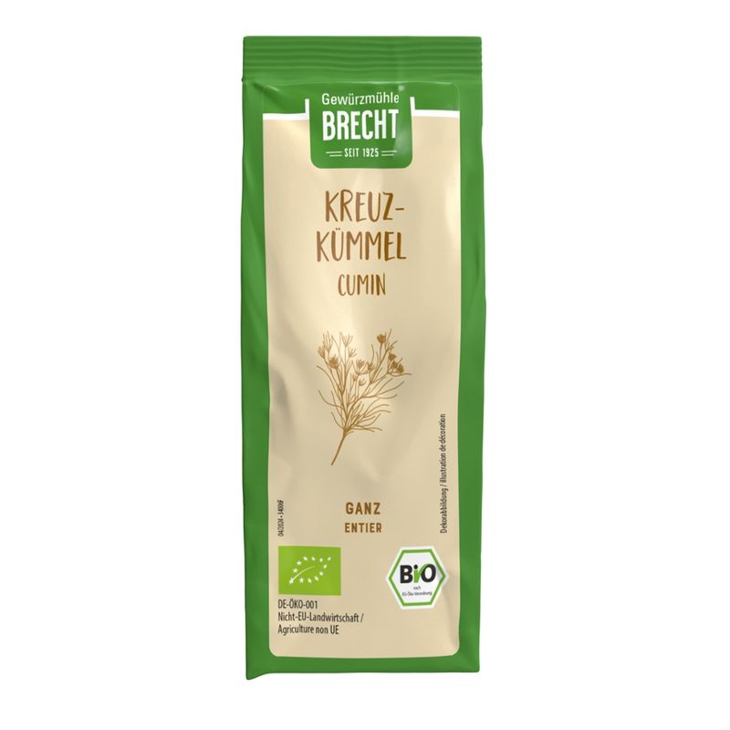 Gewürzmühle Brecht Kreuzkümmel (Cumin) ganz  bio - NFB - Produktbild
