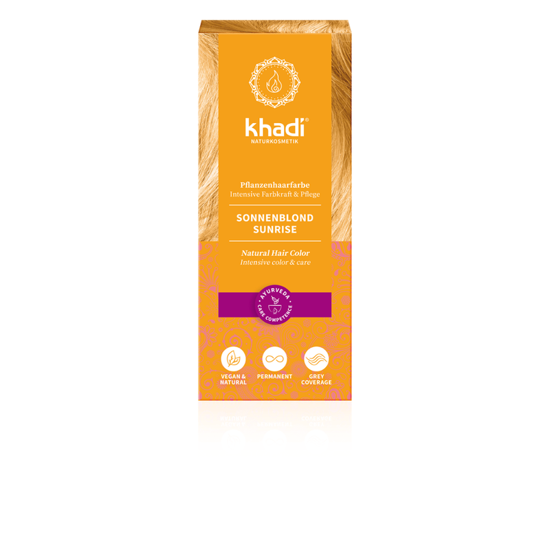 khadi Naturprodukte khadi Pflanzenhaarfarbe Sonnenblond - Produktbild