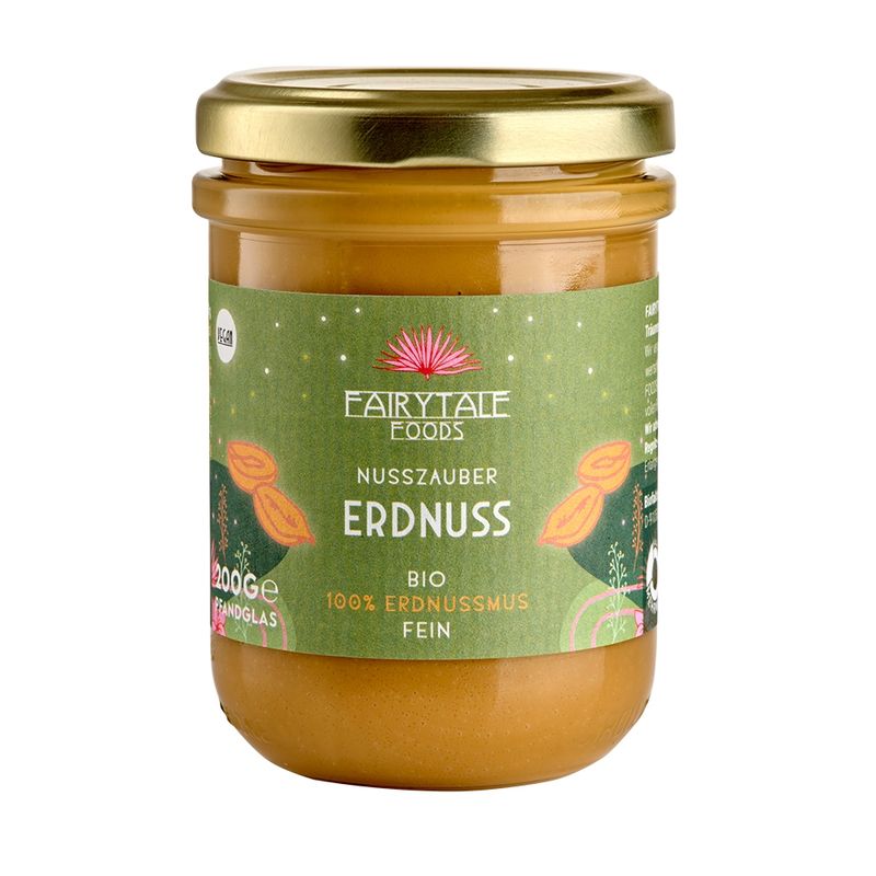 Fairytale Foods Erdnussmus fein, 200g - Produktbild