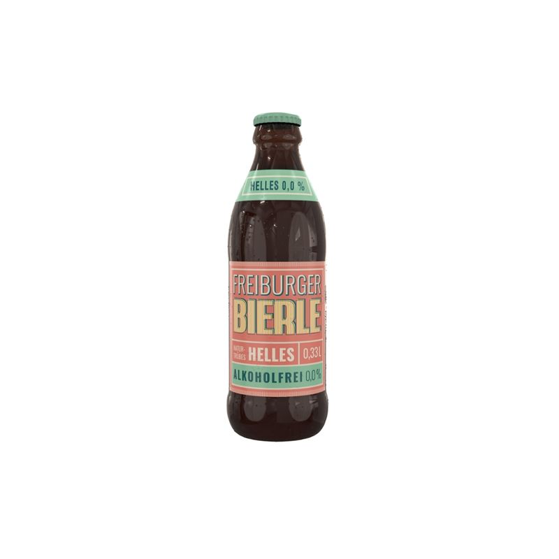 Freiburger Bierle Freiburger Bierle naturtr.Helles alkfrei 0,33-BIO - Produktbild