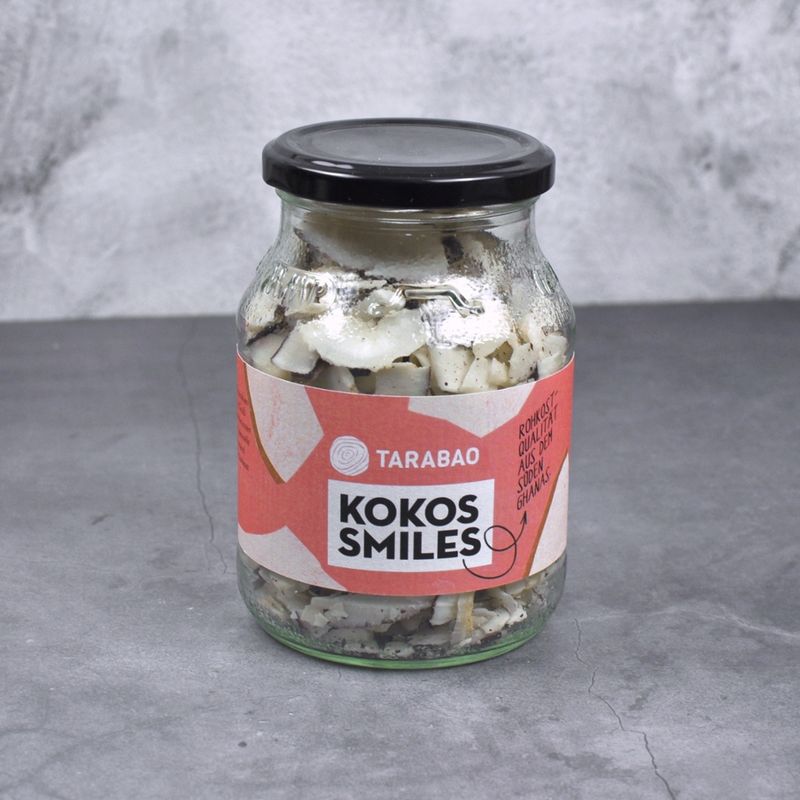 TARABAO Kokos Smiles im Pfandglas - Produktbild