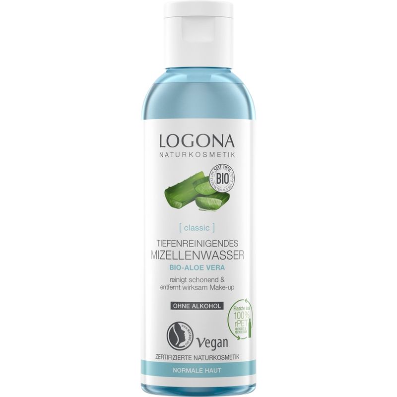 Logona CLASSIC Tiefenreinigendes Mizellenwasser Bio-Aloe Vera - Produktbild
