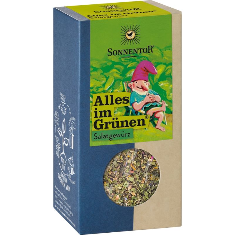Sonnentor Alles im Grünen® Salatgewürz, Packung - Produktbild