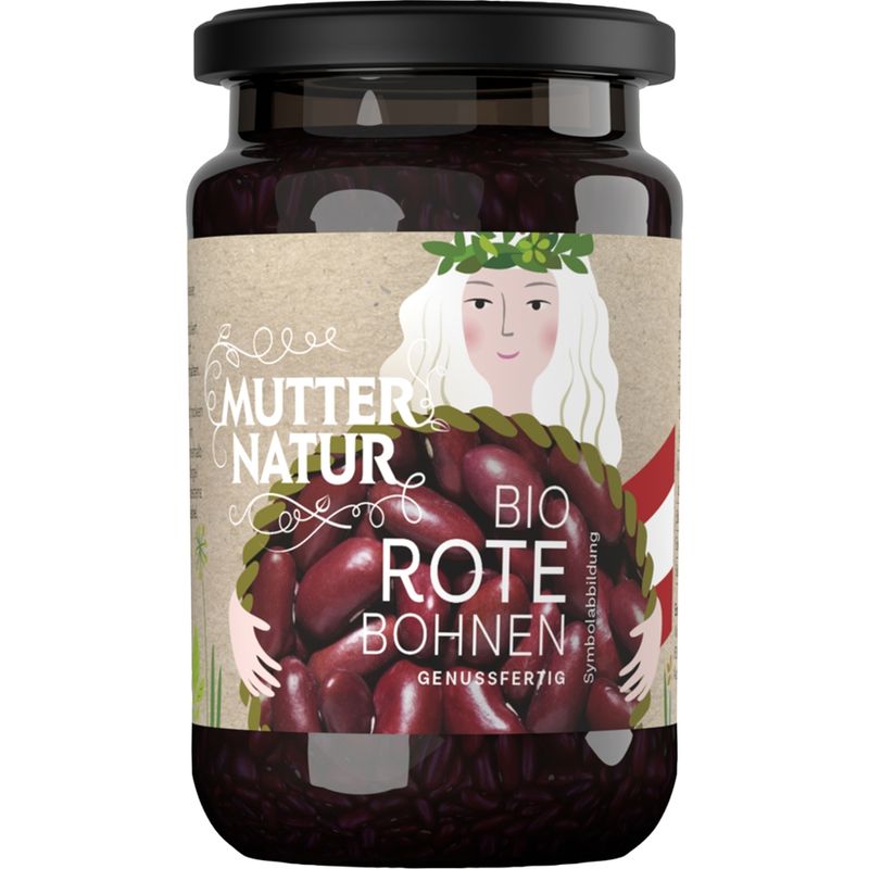 MUTTER NATUR MUTTER NATUR Bio Rote Bohnen genussfertig 350 g, Herkunft Österreich - Produktbild