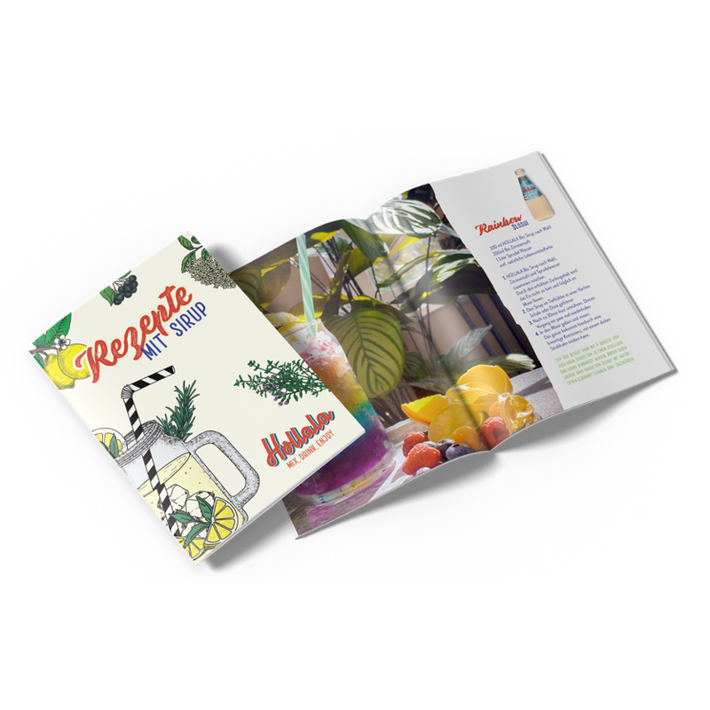 Hollala Hollala Sirupwelt 2023 Rezeptheft - Produktbild