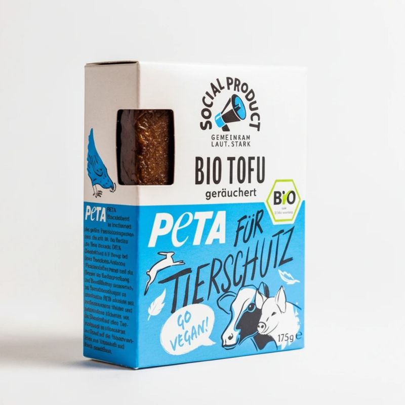 social product Bio Tofu geräuchert x PETA Deutschland e.V. - Produktbild