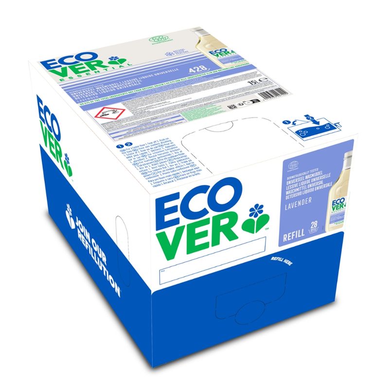 Ecover Essential Flüssigwaschmittel Lavender 15L - Produktbild