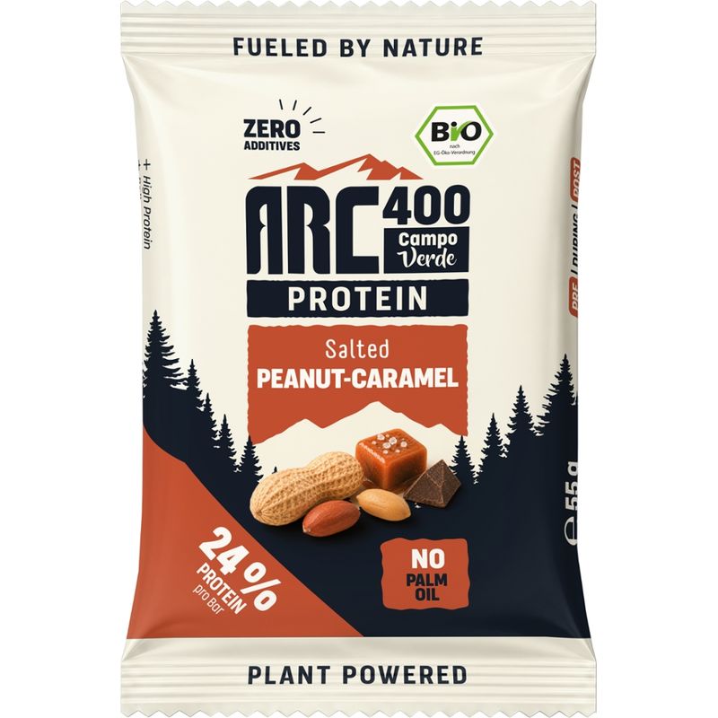 ARC400  ARC400 bio Proteinriegel Salted Peanut-Caramel 55g - Produktbild