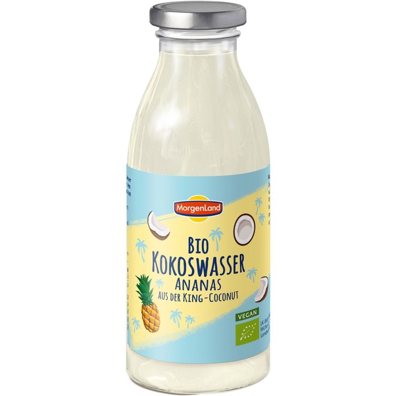 MorgenLand Bio-Kokoswasser Ananas aus der King-Coconut - Produktbild