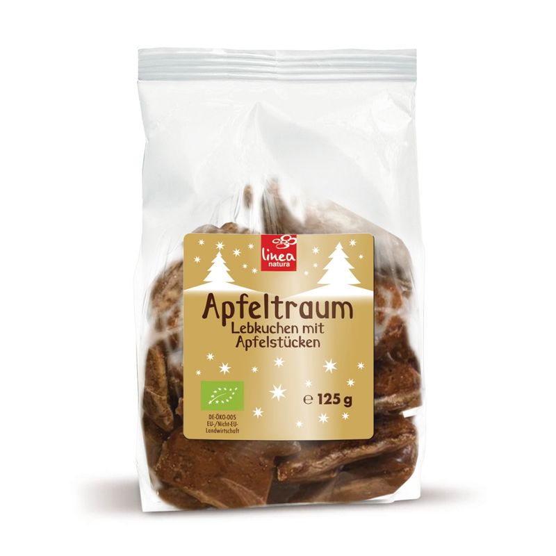 Linea Natura Apfeltraum -Lebkuchen mit getrockneten Apfelstücken - Produktbild