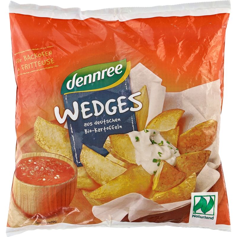 dennree Potato Wedges aus deutschen Bio-Kartoffeln - Produktbild