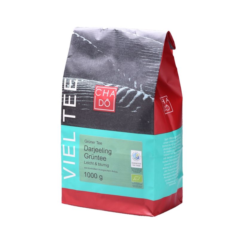 Cha Dô Ökonomie WFTO Darjeeling Grüntee 1Kg - Produktbild