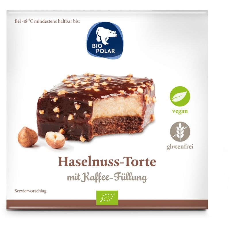 Biopolar Vegane Haselnuss Torte - Produktbild