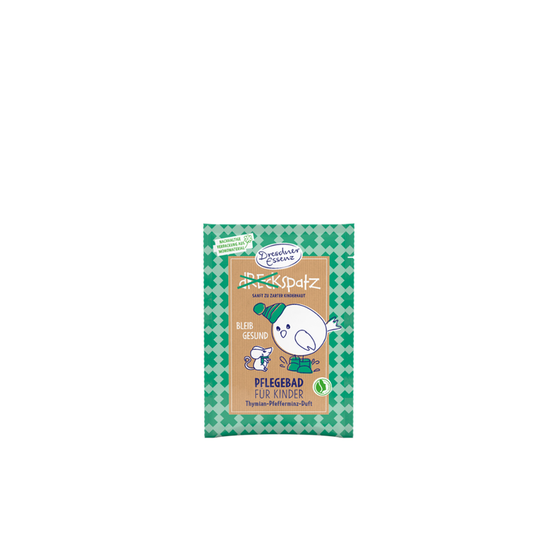 Dresdner Essenz Dreckspatz  Dresdner Essenz Dreckspatz Bio Pflegebad Thymian-/ Pfefferminzduft (Bleib gesund!) - Produktbild