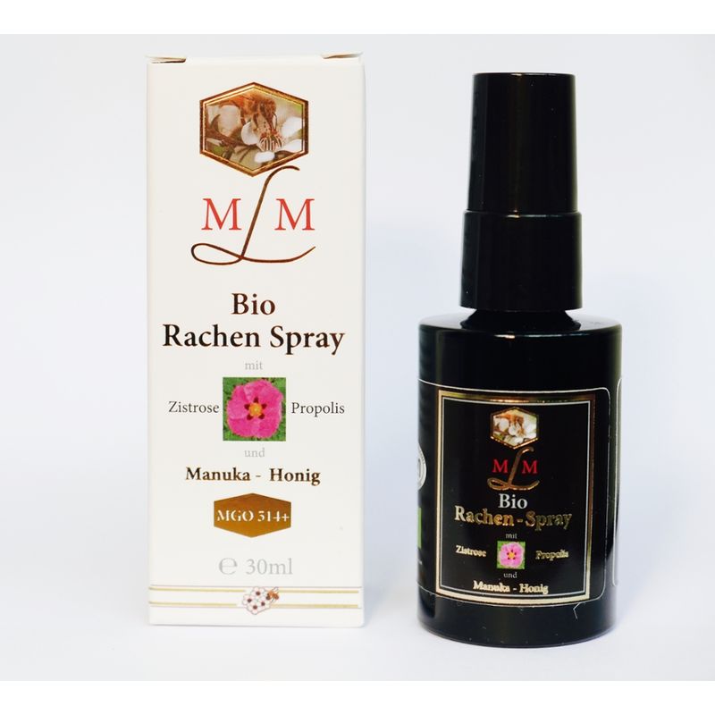 MLM MLM Manuka Cistus Rachenspray  Bio mit Propolis und nat. Vitamin C - Produktbild