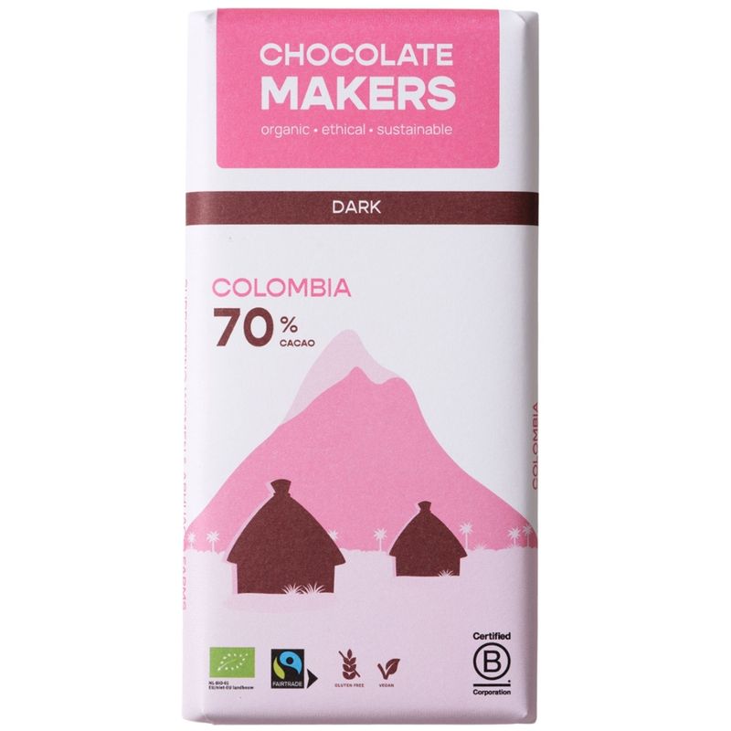 Chocolatemakers Kolumbien Pur 70% - Produktbild