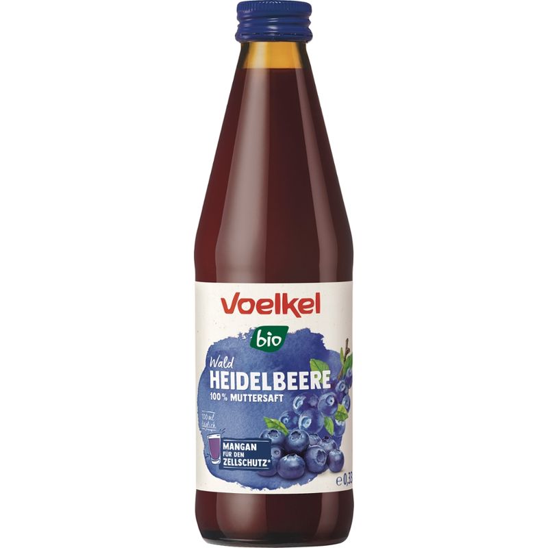 Voelkel Wald Heidelbeere 100% Muttersaft - Produktbild