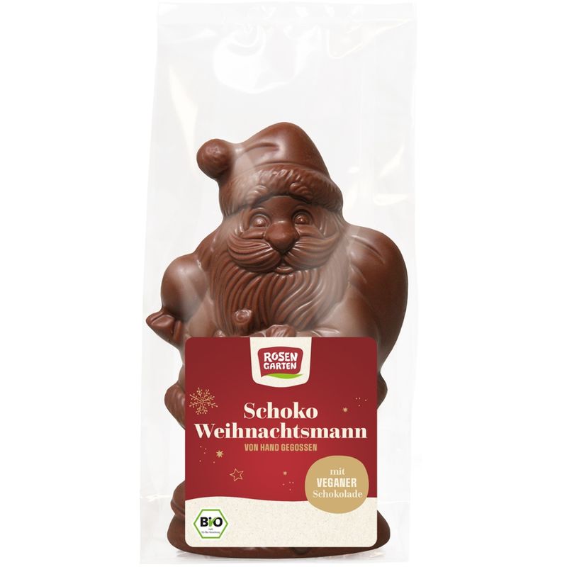 Rosengarten Veganer Schoko-Weihnachtsmann - Produktbild