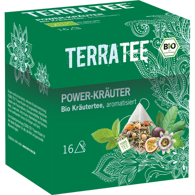 TERRATEE® Terra Tee Bio Kräutertee Power-Kräuter - Produktbild