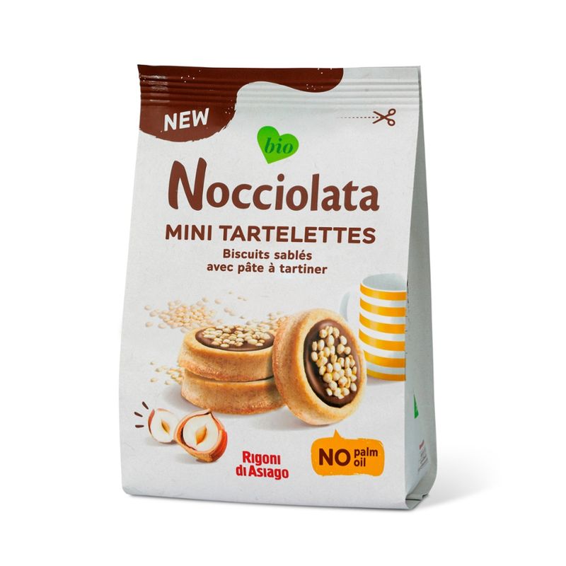 Rigoni di Asiago S.R.L.  Rigoni Nocciolata Tartelettes BIO 250g - Produktbild