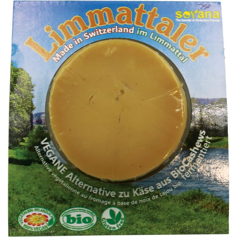 Soyana Limmattaler - vegane BioAlternative zu Käse aus fermentierten BioCashews - Produktbild