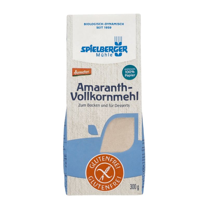 Spielberger Mühle Amaranth-Vollkornmehl, glutenfrei, demeter - Produktbild