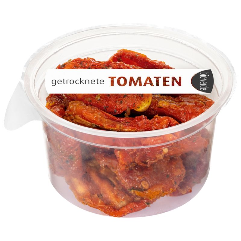 bio-verde Prepack Getrocknete Tomaten mariniert mit frischen Kräutern 80 g - Produktbild