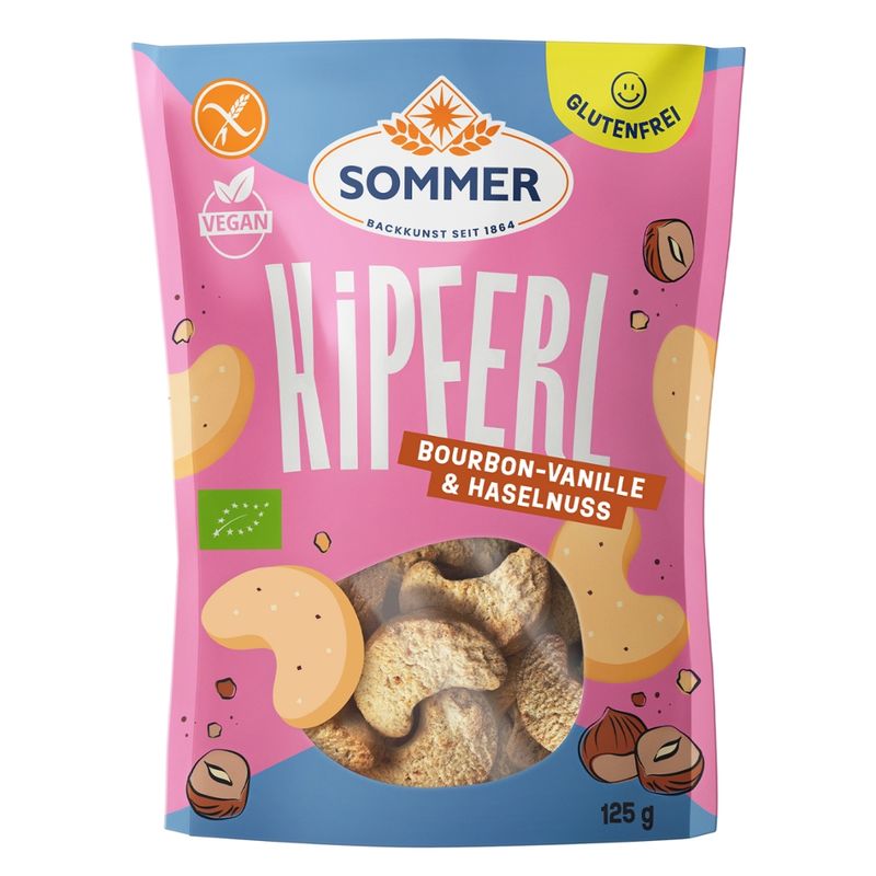SOMMER BACKKUNST SEIT 1864 Bio Vanille Kipferl GLUTENFREI - Produktbild