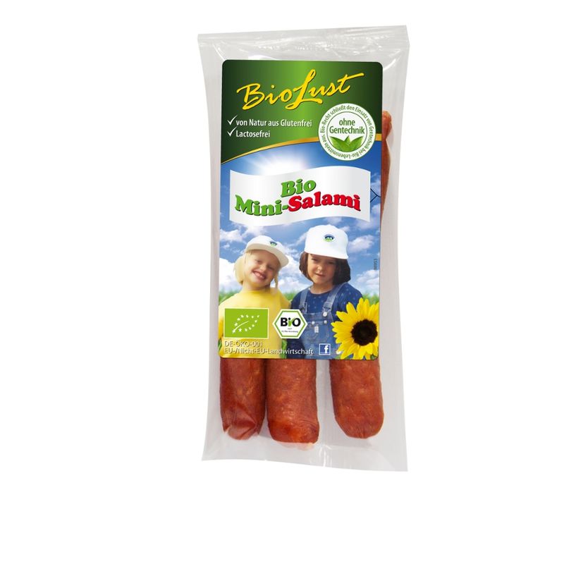 Biolust Bio Mini-Salami 3x20g - Produktbild