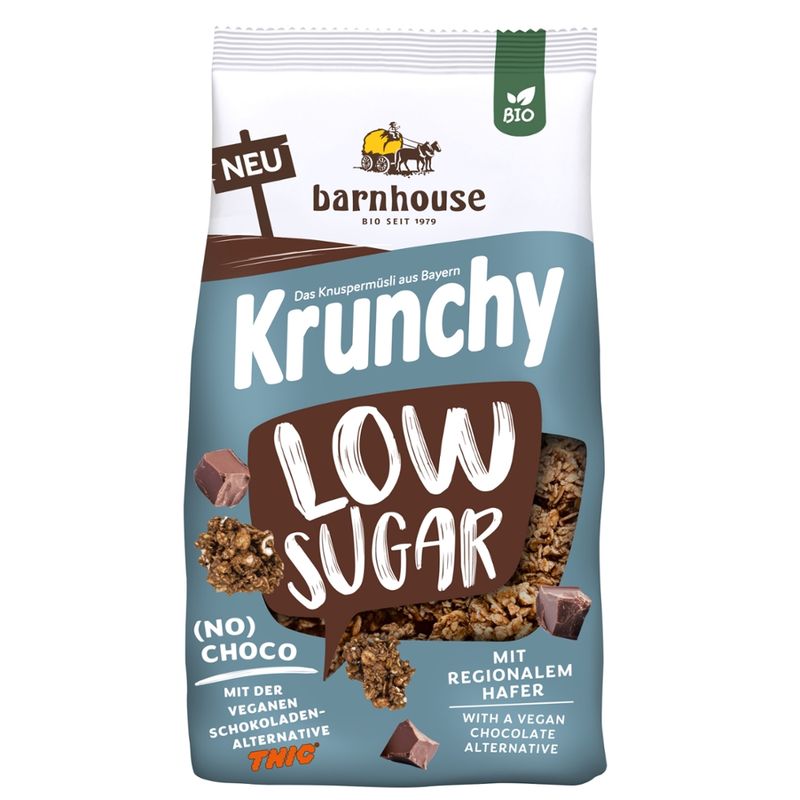 Barnhouse  Krunchy Low Sugar (No) Choco, 375g - Produktbild