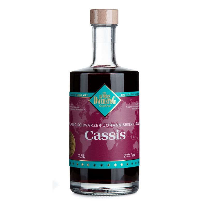 Dwersteg Organic Dwersteg Organic Cassis Schwarzer Johannisbeer-Liqueur - Produktbild