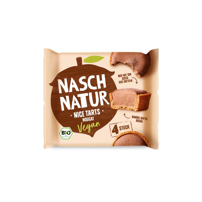 NaschNatur Nougat NiceTarts von NaschNatur, bio - Produktbild