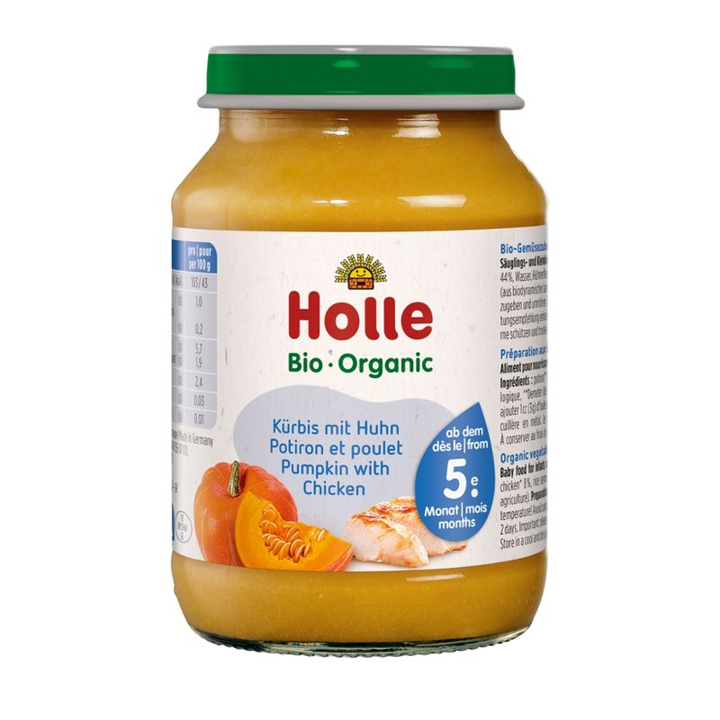 Holle  Kürbis mit Huhn - Produktbild