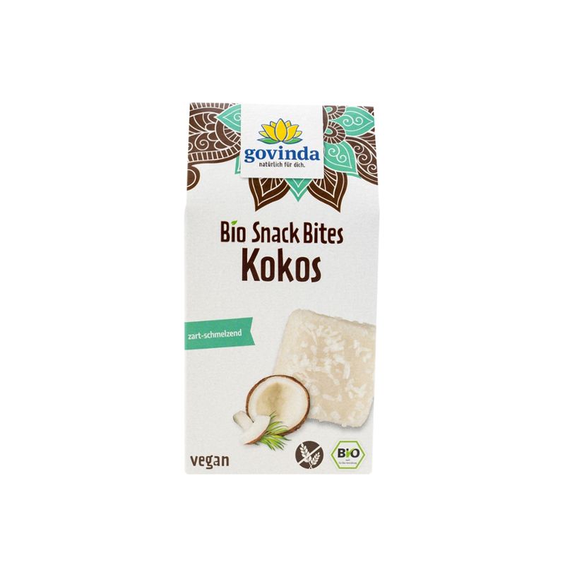 Govinda Govinda Bio Snack Bites Kokos 100g - Produktbild