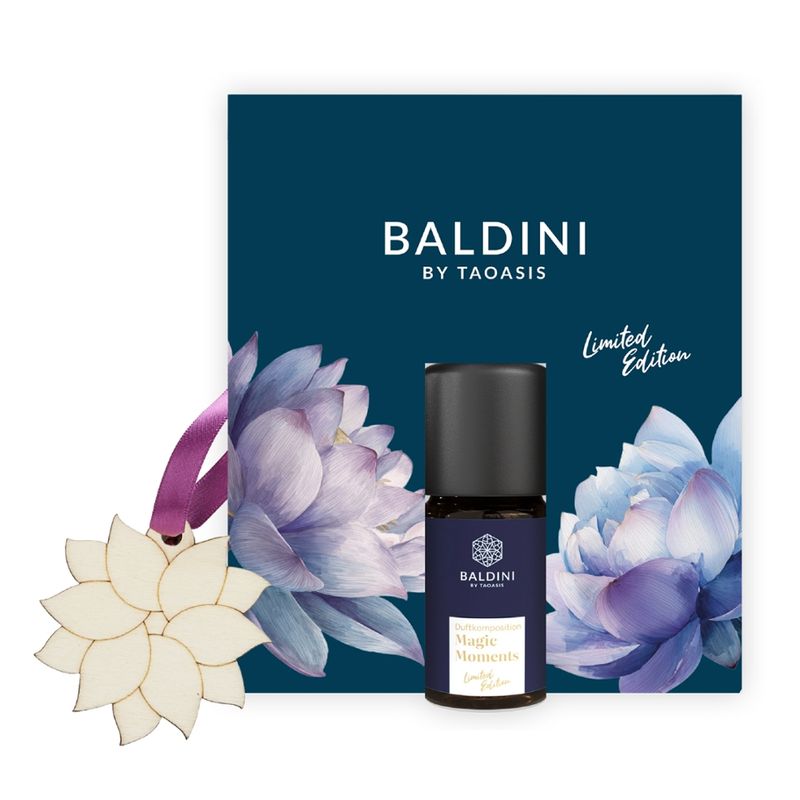 Baldini Baldini Magic Moment Mini Duftset mit Holzstern Bio - Produktbild