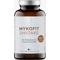 vita7 MYKOFIT® Bio Shiitake, 200 Kapseln, abgefüllt in der EU - Produktbild