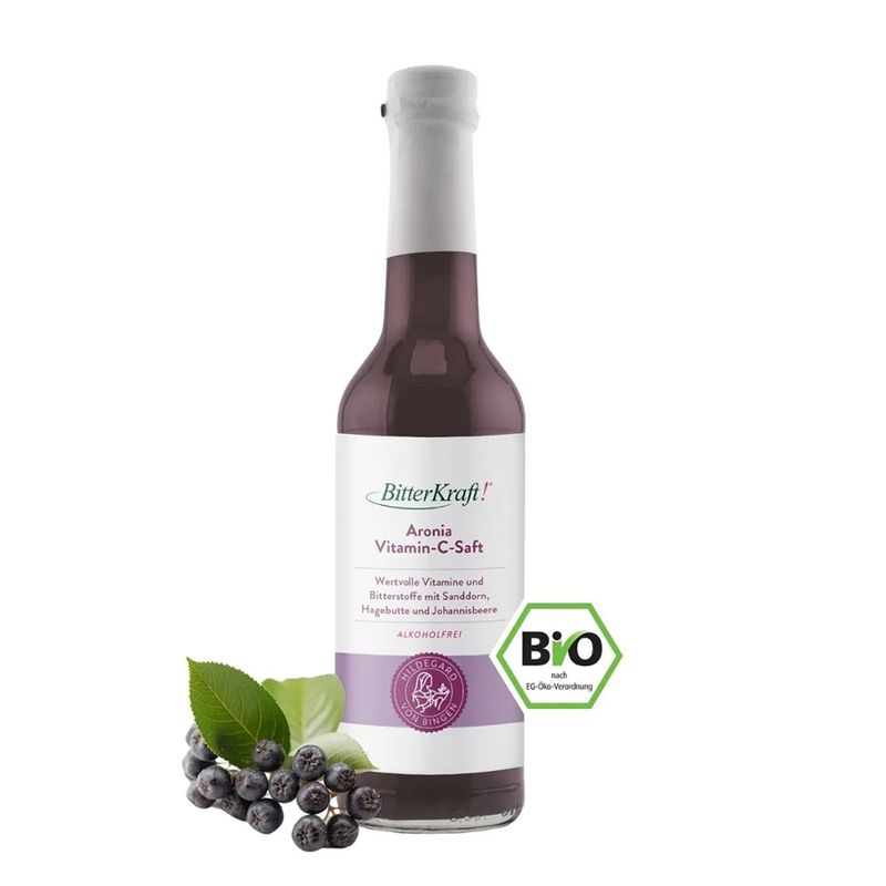 Bitterkraft BitterKraft!®Original Aronia Vitamin-C-Saft (BIO) 350ml - Produktbild