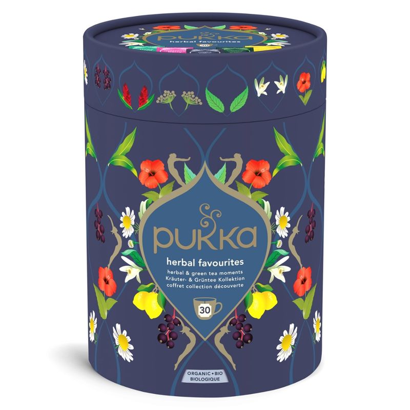 Pukka Pukka Bio-Tee Lieblingstee Geschenkdose (blau) - Produktbild