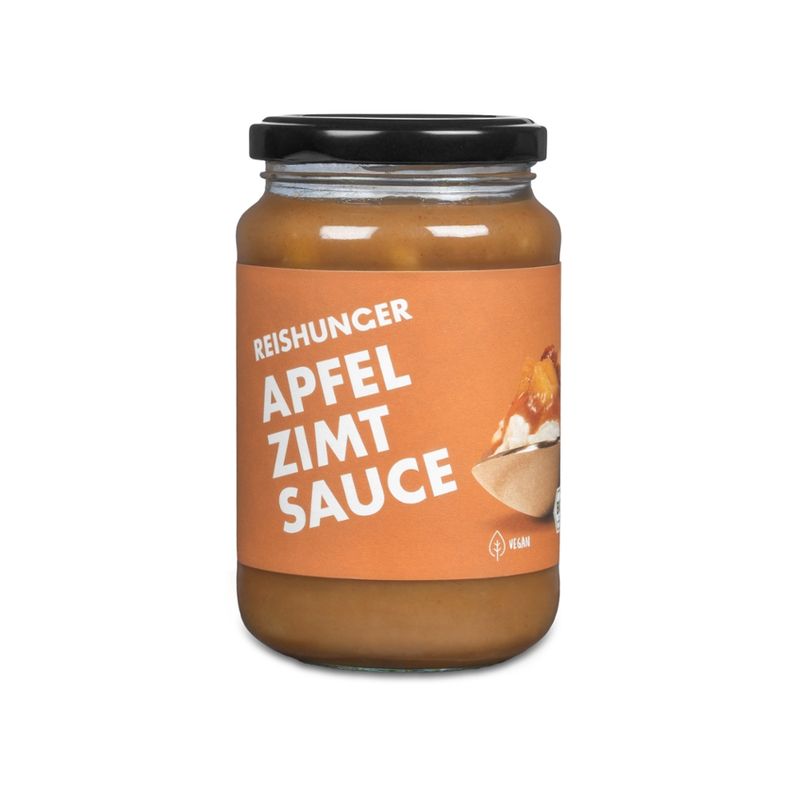 Reishunger Reishunger mit Sauce, Apfel Zimt, Bio DE-ÖKO-003 (330ml) - Produktbild