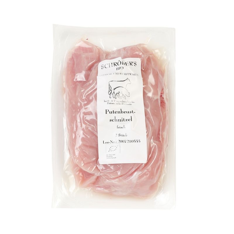 Schröder's Bio Fleisch- und Wurstwaren Putenbrustschnitzel 2 Stück - Produktbild