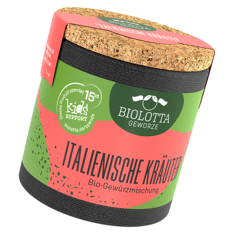 Biolotta Biolotta Korkdose Italienische Kräuter Bio-Kräutermischung - Produktbild