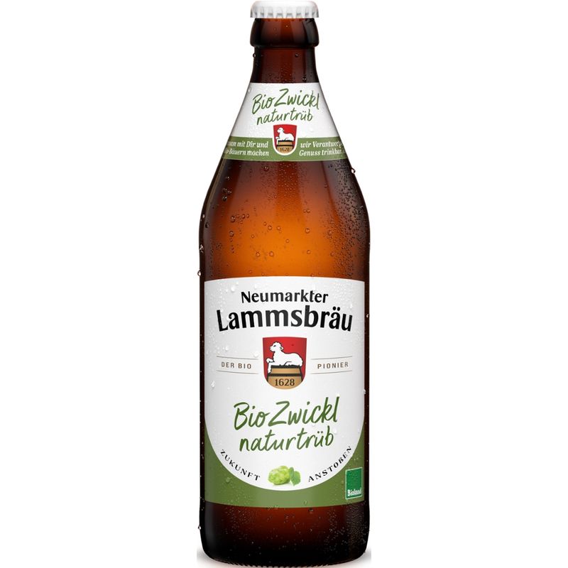 Neumarkter Lammsbräu Neumarkter Lammsbräu Bio Zwickl naturtrüb 0,5l - Produktbild